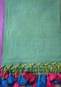 THE ANAHATA (Green and lavender saree)