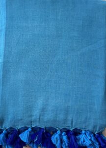 THE VISHUDDHI (Light blue and indigo saree)